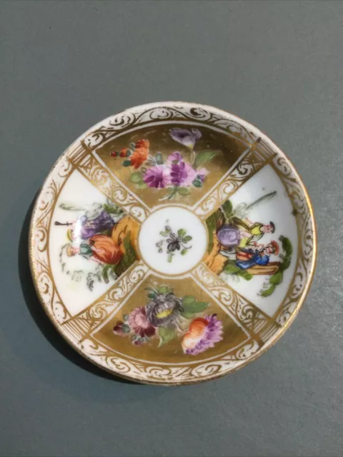 Dresden Porcelain Trinket Dish