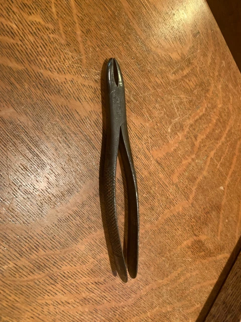Antique Dental Instrument J.D. Chevalier New York Tooth Extraction Plier