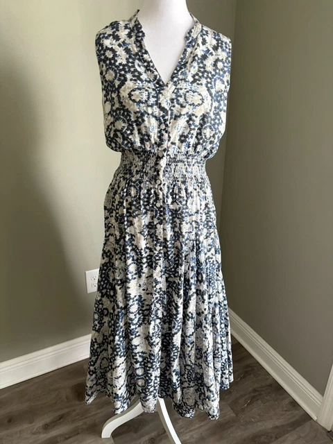 sachin and babi light blue dress Embroidered Cap Sleeve Square Neck Maxi Dress For Women at Kuwait main image 1