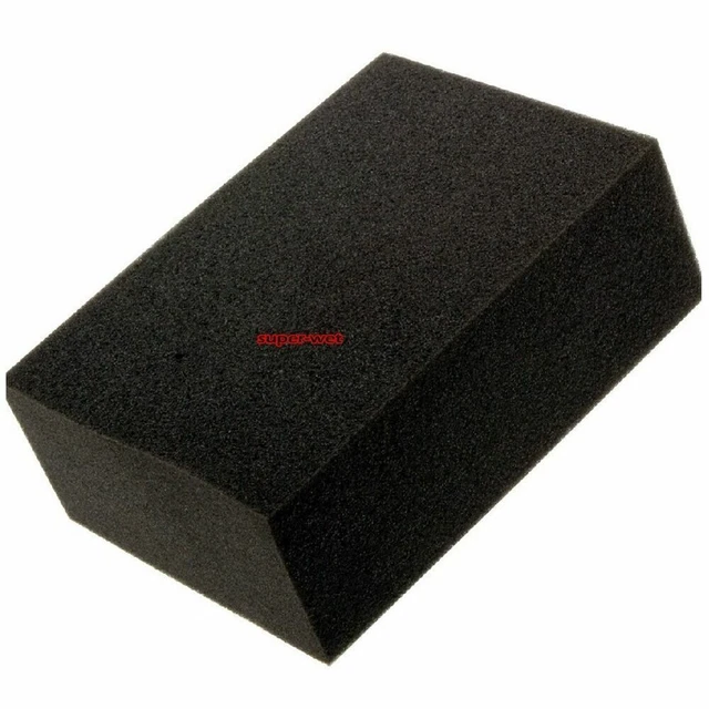 Needle Pin Dense Foam Pad Cushion Mat Holder Craft Felt Felting 18X12X6cm Black