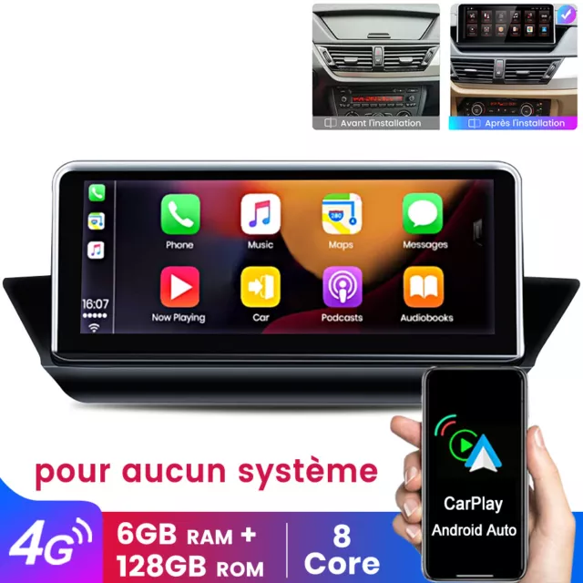 Pour BMW X1 E84 2009-2015 4+64G 8Core Carplay Android12.0 Autoradio GPS Navi 4G