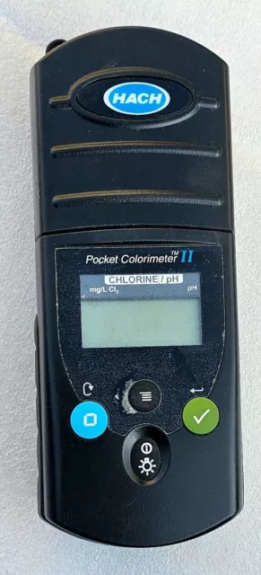 Hach Pocket Colorimeter Ii Chlore Écran Lcd Compteur Photométrique S/N 5953012 3