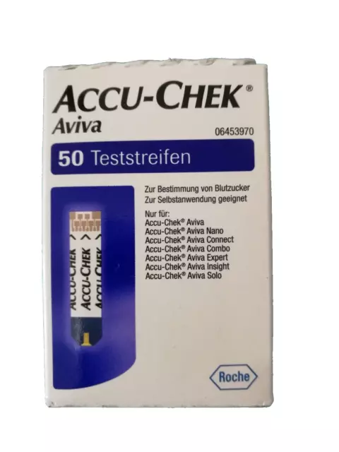 ACCU-CHEK Aviva 50 Teststreifen - NEU / OVP - Roche PZN 06114963 / 05.2025