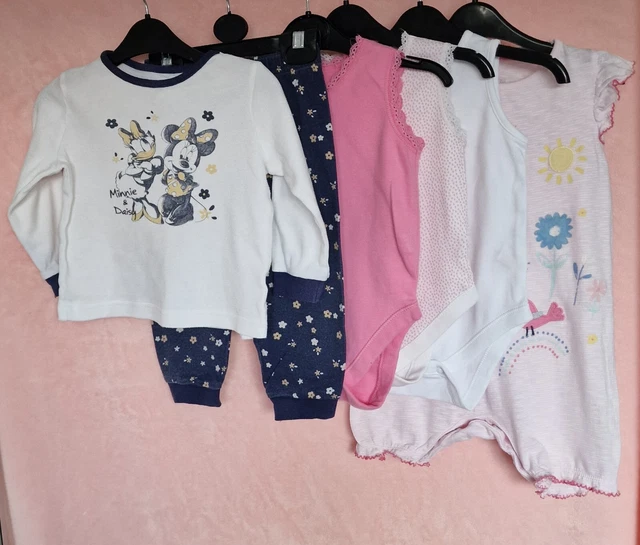 Pacchetto vestiti per bambine età 9-12 m/80 cm. Usato. Condizioni perfette.-~