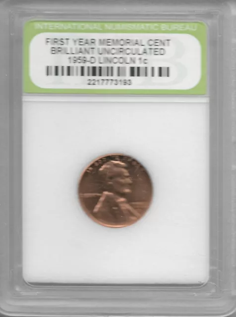 Rare Old USA Liberty 1959 Lincoln Penny Uncirculated US Collection Coin LOT:AA45
