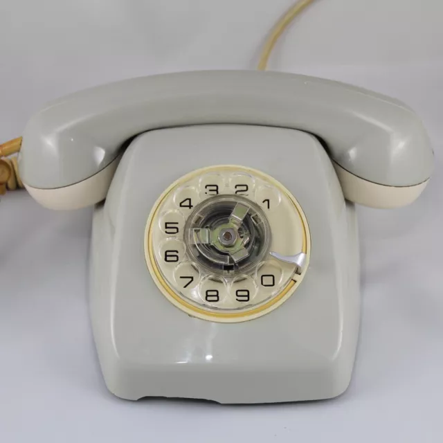 Vintage TELEFONO DE RULETA Heraldo Citesa Malaga Sobremesa  c.1960 España 3