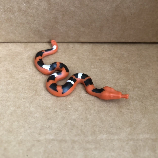 PLAYMOBIL WILTOPIA EXOTIC Orange Striped Snake, Zoo Safari Animal