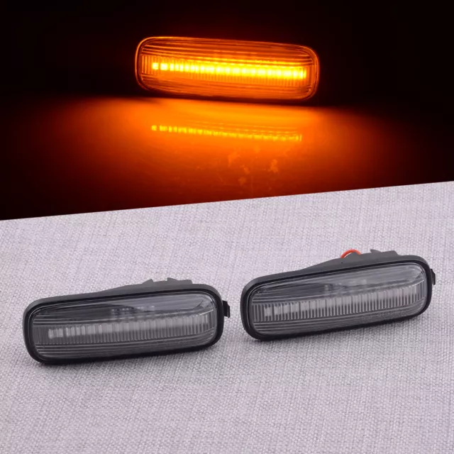 2Pcs Side Marker Light Indicator Fit for Honda Ballade 1995-1999 Dynamic LED