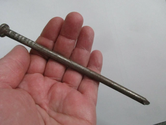 Vintage 6 inch round NAIL Spike - Barn 2