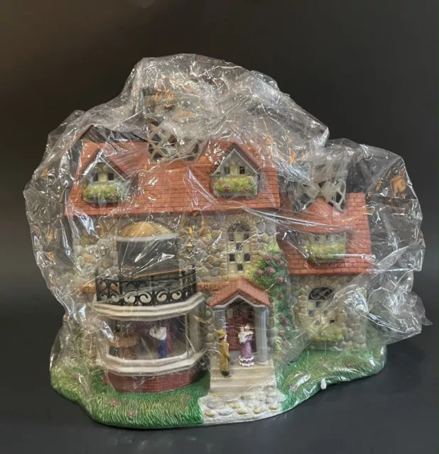 Partylite P7322 Ceramic The Bristol House Tealight Candleholder Brand New W/ Box