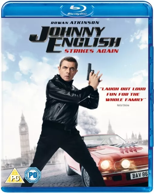 Johnny English Strikes Again (Rowan Atkinson Olga Kurylenko) Region B Blu-ray