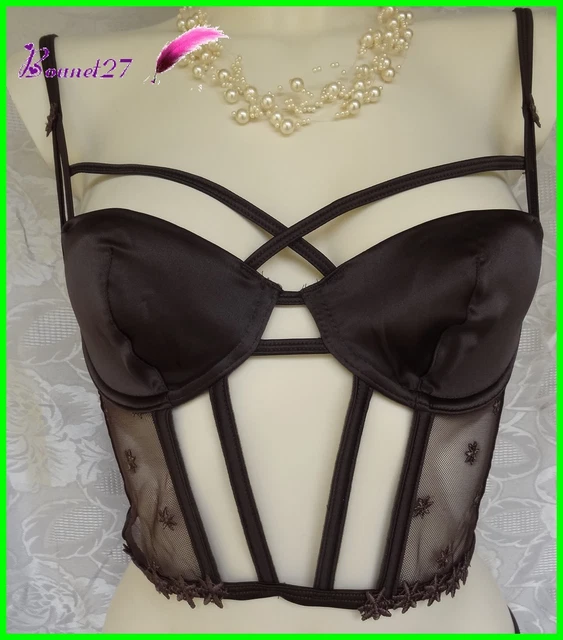 Soutien-Gorge MIRIALE Écru Dentelle Dorée - Taille Du 85B Au 105D - Réf AA3 Neuf