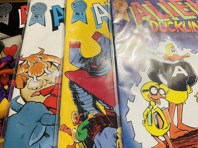 🟣 ALIEN DUCKLINGS  (1986-1987) 1-4 Comic Books 🟣