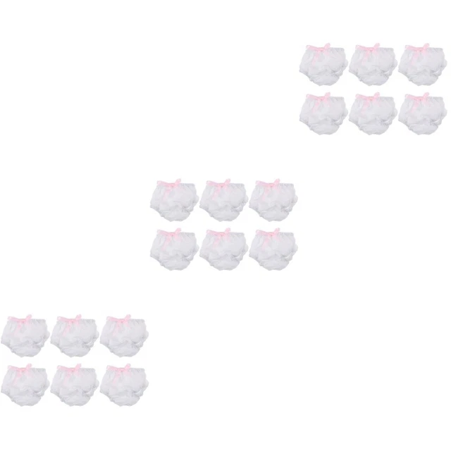 18 pcs réutilisable remplacement lavable ménage sous-vêtements de poupée jouet