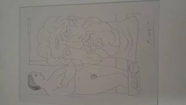 PICASSO : SUPERBE LITHOGRAPHIE SIGNEE AU CRAYON. avec CERTIFICAT