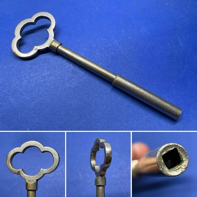 Clé De Remontage Taille 3 Pour Horloge Ancienne Pendule Carillon - Pièce Générique