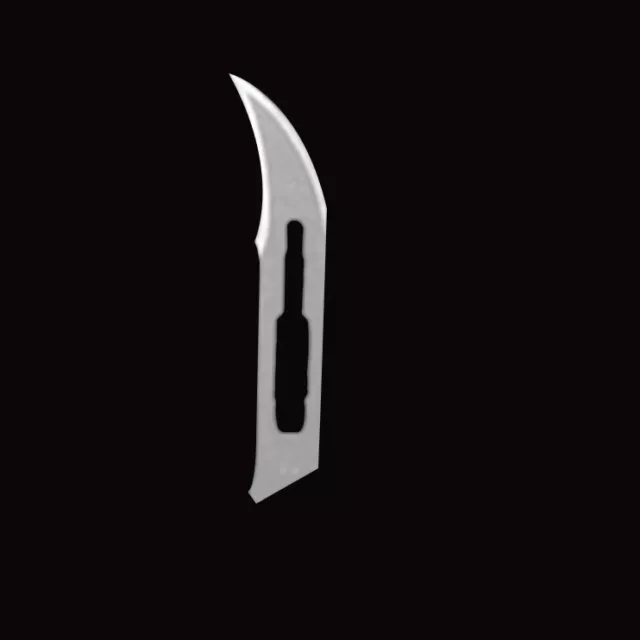 100 Pcs Sterile Carbon Steel Carving knife Blade Veterinary Scalpel 12D
