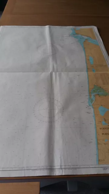 1987 Admiralty Nav. Map: 2664:France: W. Coast.pointe De La Coubre To D'arcachon