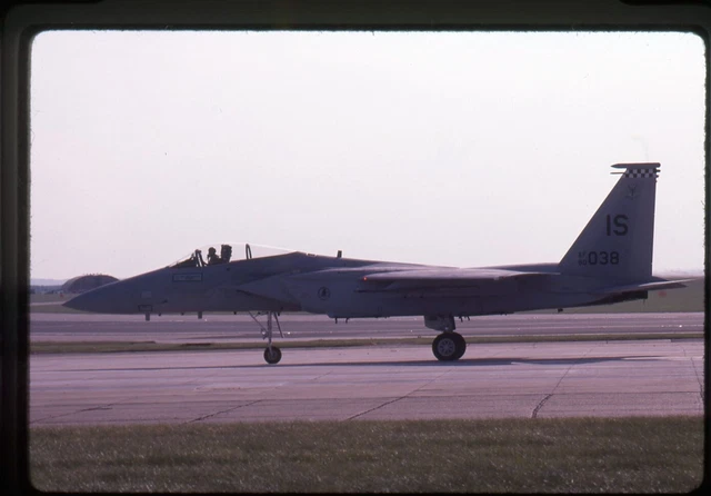 Kodachrome Slide 80-0038 (80-038/IS) MD F-15C USAF Boscombe Down September 1992