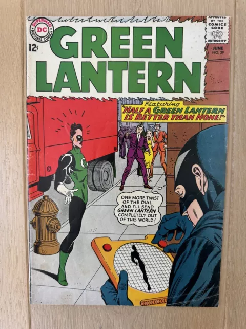 Green Lantern #29, VG, Silver Age DC Comics 1964 1st Appearance Black Hand