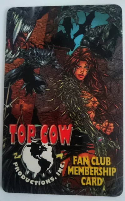 Us Top Cow Membership Card Dynamic Forces Df Witchblade Michael Turner Aspen New