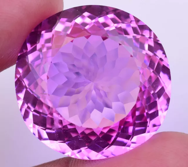 68.20 CT Natürlich Mogok Pink Rubin Rund Schliff Agl Zertifiziert Gigantic Lose