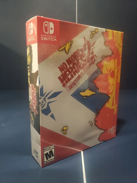 New/Sealed Limited Run Games LRG No More Heroes 2 Collectors Edition Switch