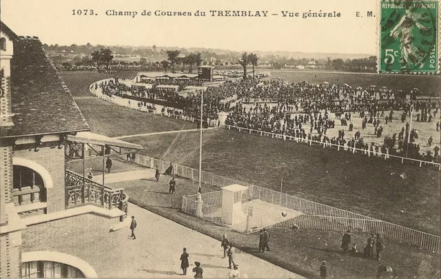 Carte Postale Champ De Courses Du Tremblay Vue Generale