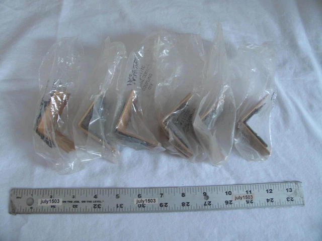 (6) NEW Wiremold 2117TC Internal Corner Coupling Raceway BUFF - sealed bags!