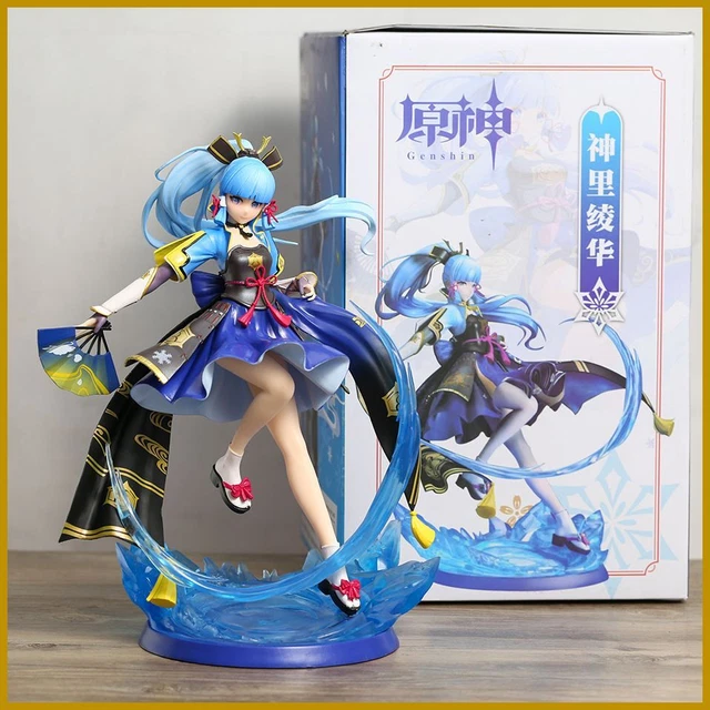 Statue de personnage de dessin animé, figurine Genshin Impact Battle Kamisato...