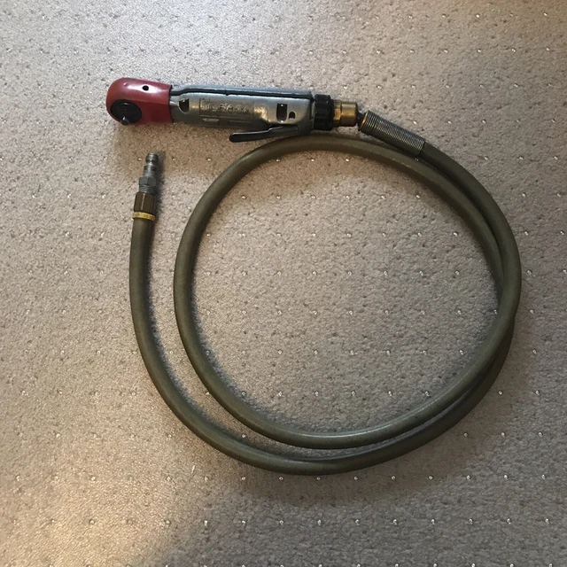 SNAP ON FAR25A 1/4-INCH DRIVE  AIR RATCHET USA with Hose