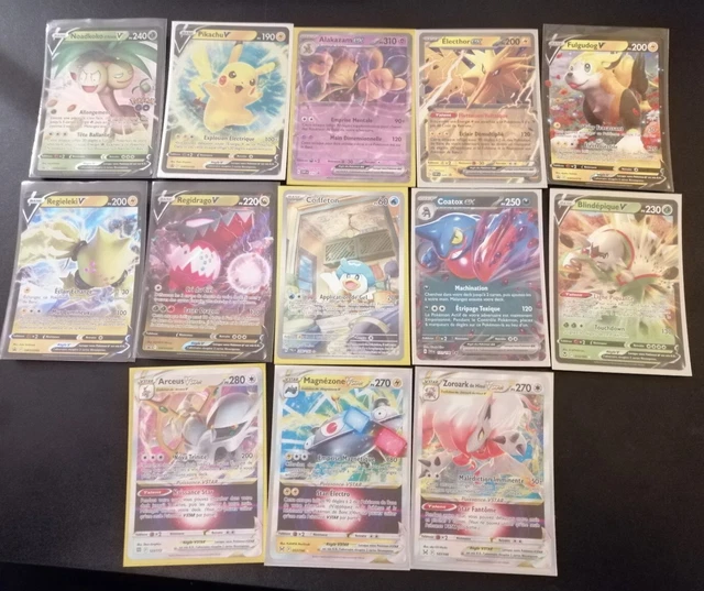 Lot De 50 Cartes Pokémon Françaises Officielles – Dont 5 Brillantes, Par InterasiaTCG (marque Française)