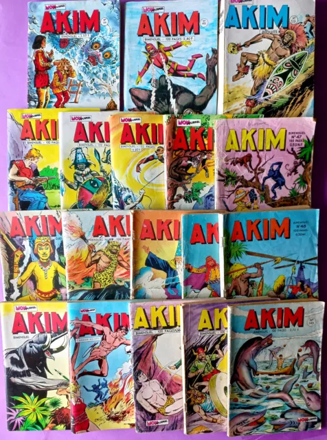 Lot de 17 petits formats AKIM entre les n° 47 et 506 + album 59 - Lot 16