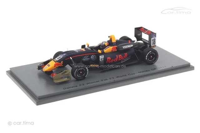 Modellino F3 Spark 1/43 Dallara F3 2nd Macau GP Fia F3 Internetional