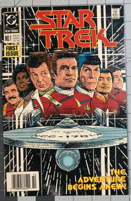 Star Trek #1 First Issue (1989) Newstand Edition, Peter David DC Comics