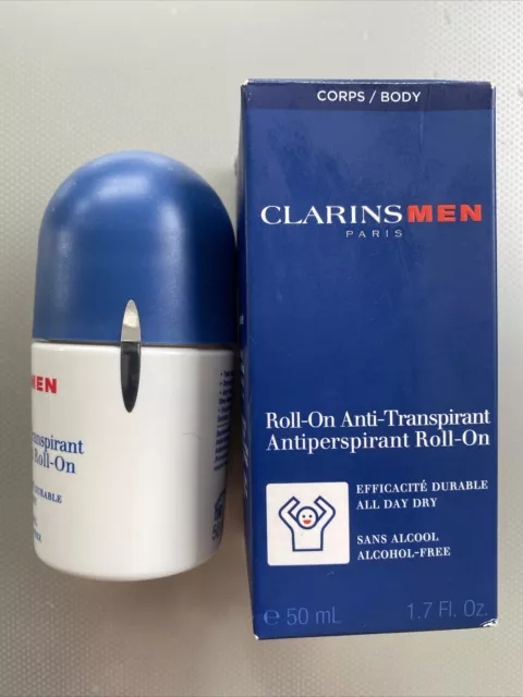 Clarins Men’s Roll On Anti-Transpirant Antiperspirant Deodorant