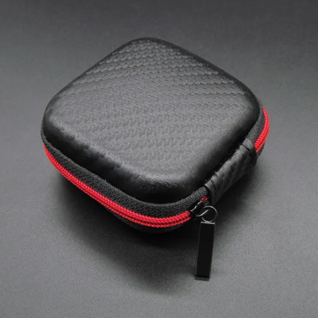 Hard EVA Shell Portable Case Box Headset Earphone Earbud Storage Pouch Bag Black