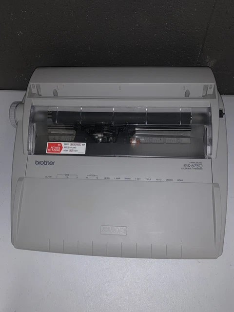 Brother Correctronic GX-6750 Electronic Typewriter - Tested Excellent Condition