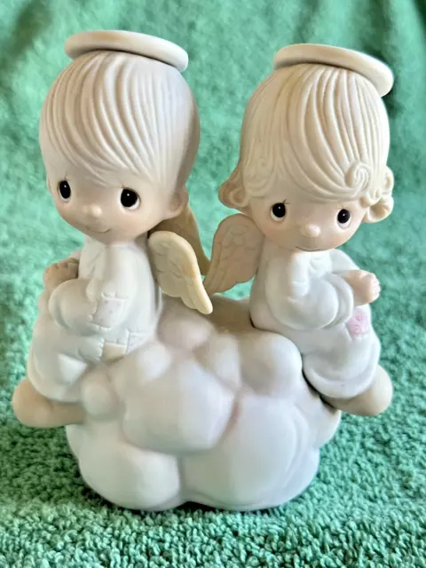 1979 PRECIOUS MOMENTS Figurine "But Love Goes on Forever" Enesco E-3115
