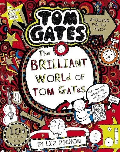 The Brilliant World of Tom Gates By Liz Pichon NEW Paperback Childrens Book