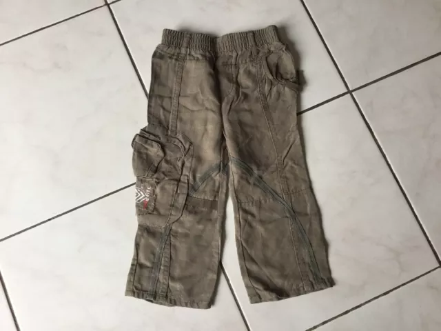 Pantalon IKKS taille 18 mois bon état kaki