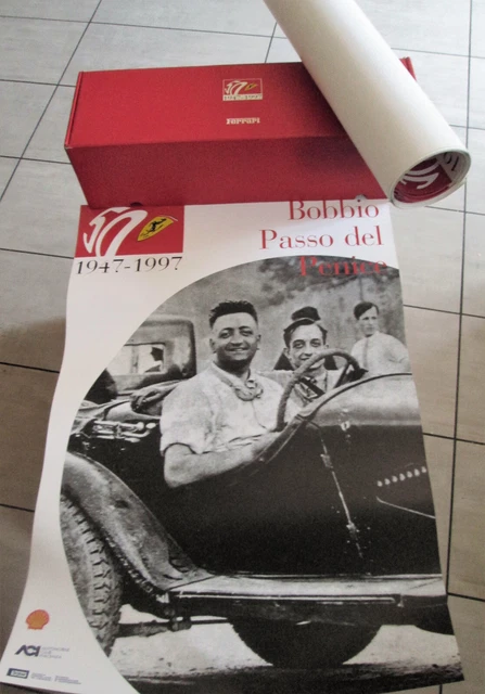 Set 18 Poster Ferrari 1947 1997 50° Anniversario Cm 68X48  Scatola Boxed Rare