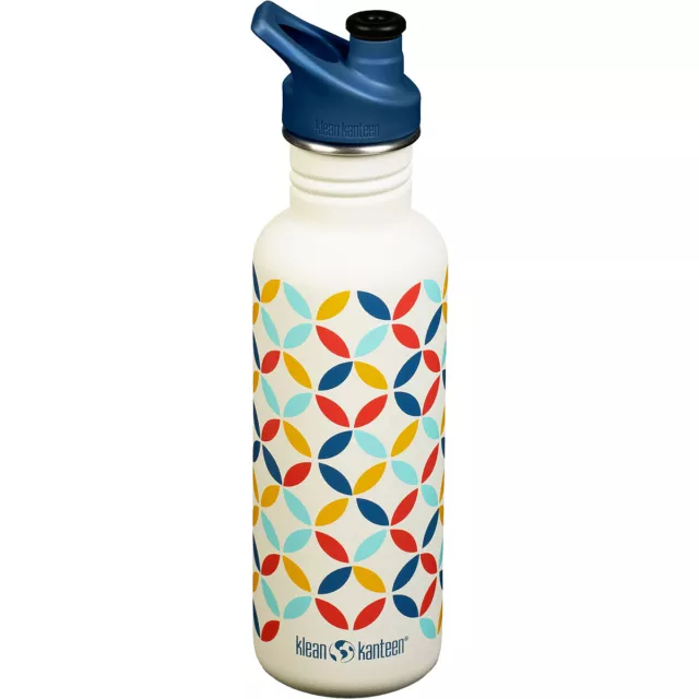 Botella de agua Klean Kanteen Classic 800 Aceroinoxidable Retro Dot