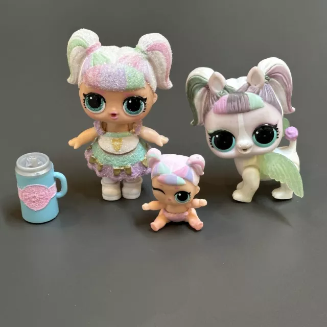 Ultra Rare Pet & lil & big L.O.L. LOL Surprise UNICORN Series 3 Doll toy Autres