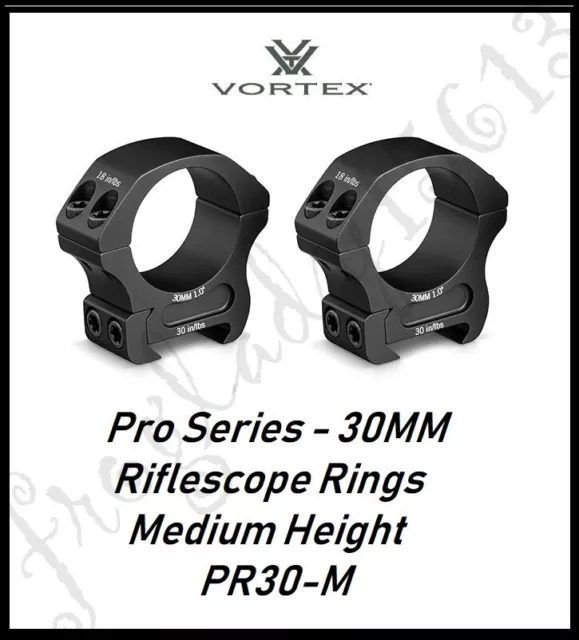 VORTEX OPTICS PRO Series 30MM Riflescope Rings - Medium Height - PR30-M  $79.00 - PicClick