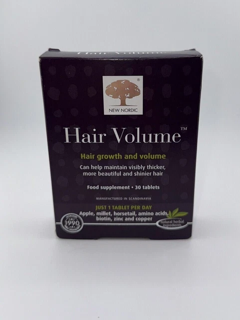 Volume 30 NORDIC HAIR VOLUME Hair Growth And Volume 30 Tablets EXP 2027 - FREE P ...