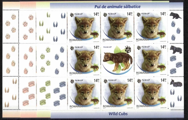 2012 Rumänien, Klb. Serie Ernährung, postfrisch/MNH, MiNr. 6663/66, ME 145,-