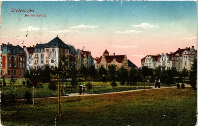 CPA AK DIEDENHOFEN - Bismarcktplatz (454898)
