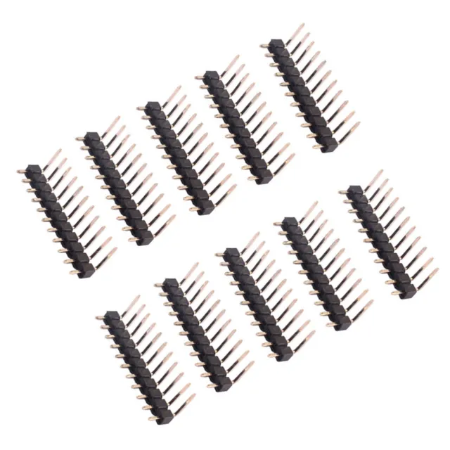 10 PCS 11 Pin 1x11 Single Row Straight Male 2,54 Pin Header Connector Strip