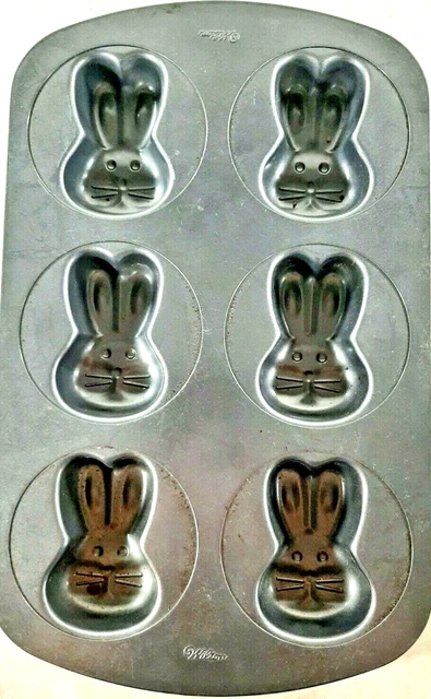 OSTERHASE GESICHT KOPF Kuchenpfanne Antihaftbeschichtet 6 Hohlraum Von Wilton EUR 8,85 - PicClick DE
